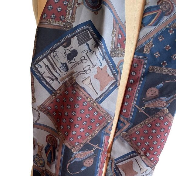 Equestrian  Horse theme gents evening scarf - Picture 2 of 7